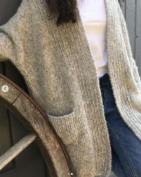 Lange Jacke Alpaca Moda, Lana Grossa, Modell Paket